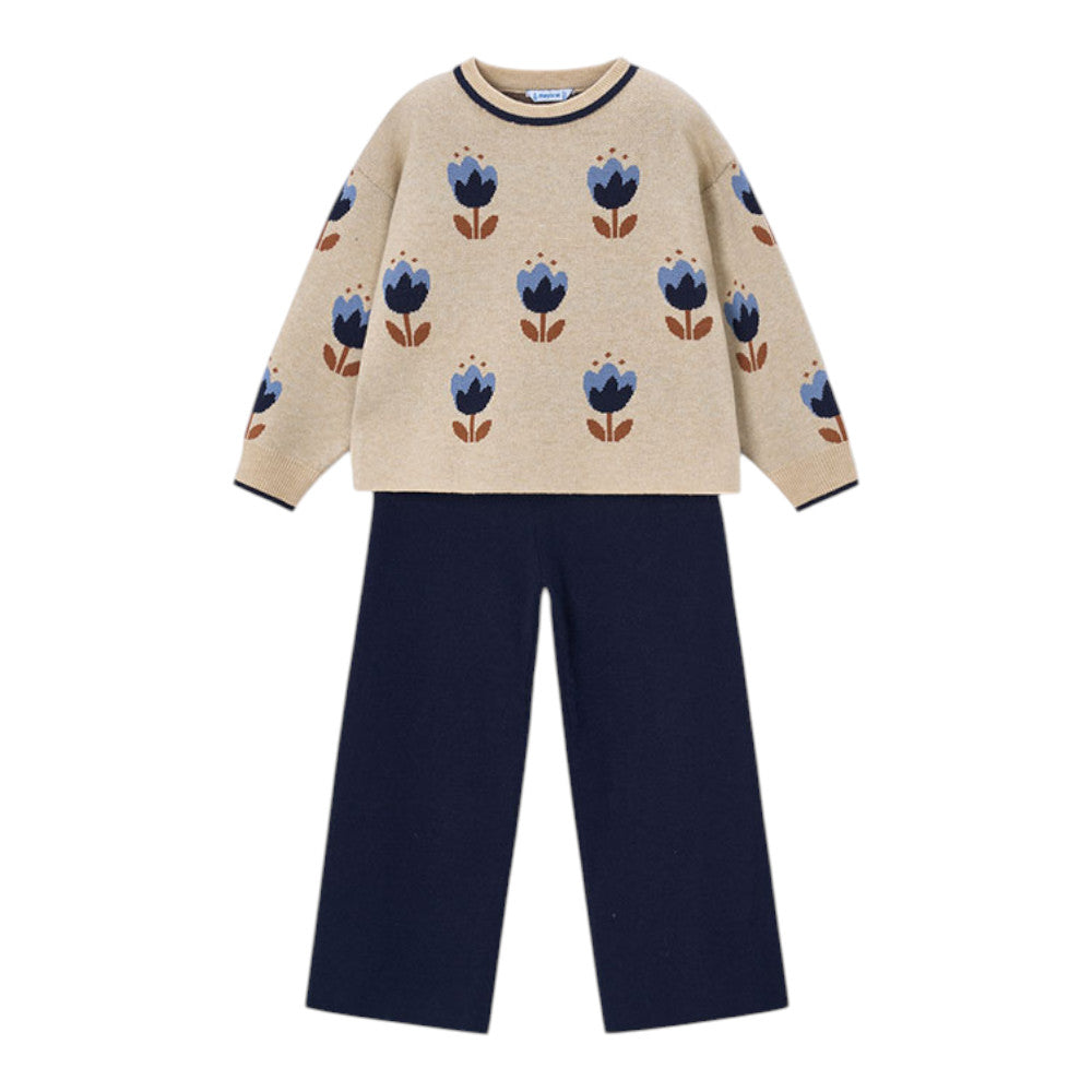 MAYORAL KNITTED SWEATER & TROUSER SET 4527