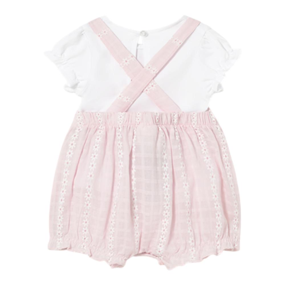 MAYORAL SHORT DUNGAREE & T SHIRT 1638