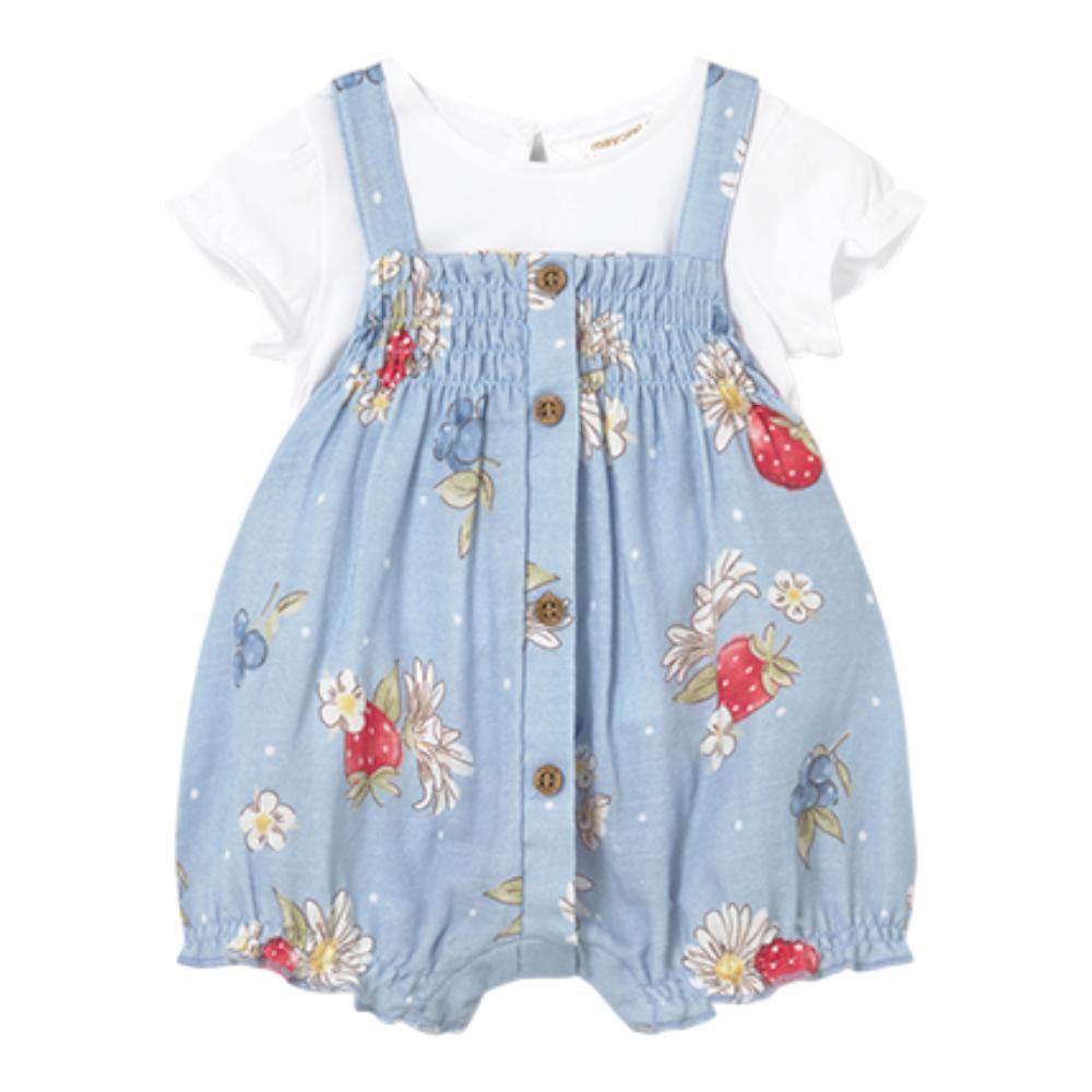 MAYORAL SHORT ROMPER & T SHIRT 1638