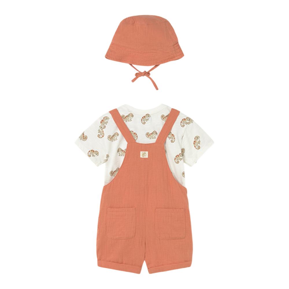 MAYORAL DUNGAREE 3 PIECE SET 1663