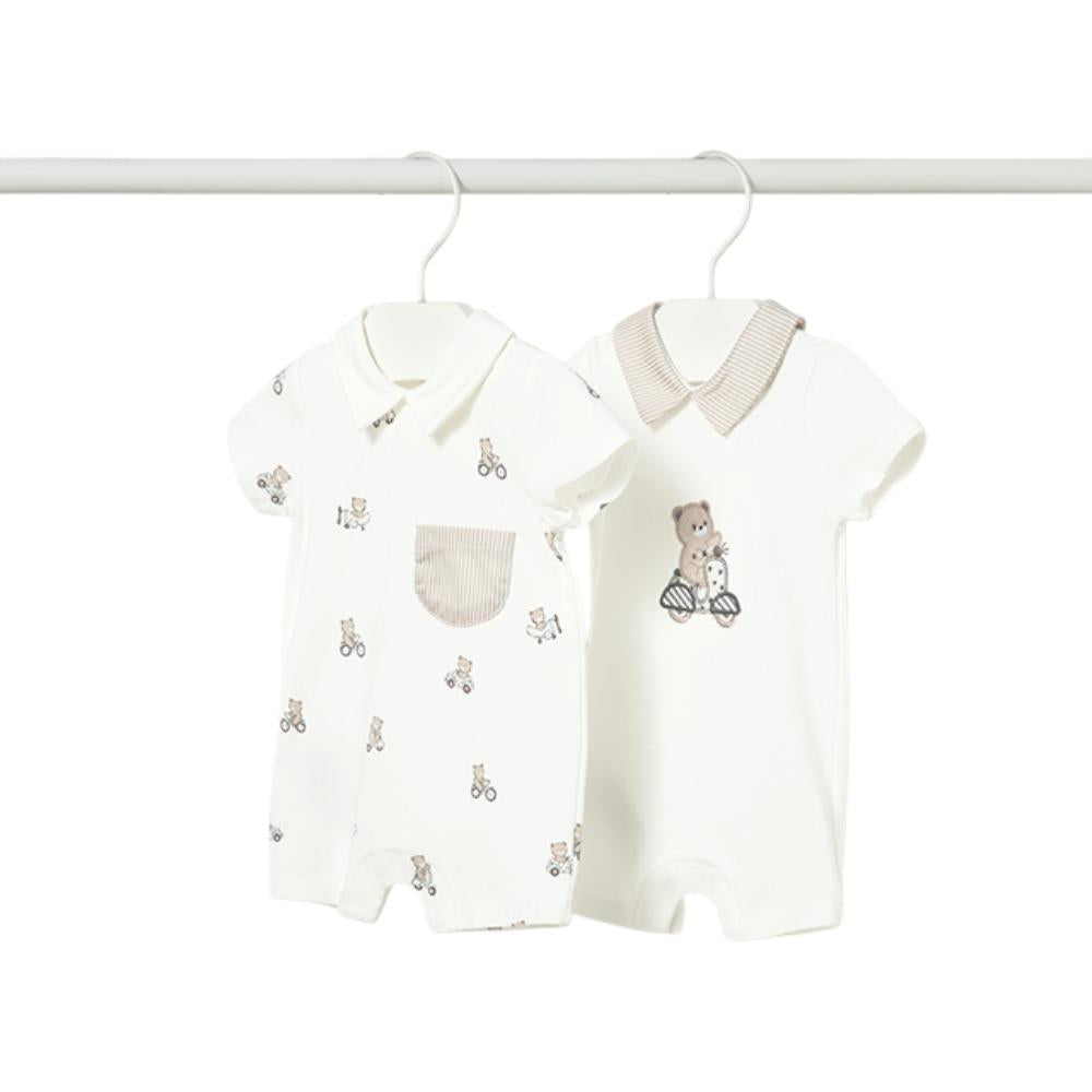 MAYORAL 2 X SHORT ROMPERS 1715