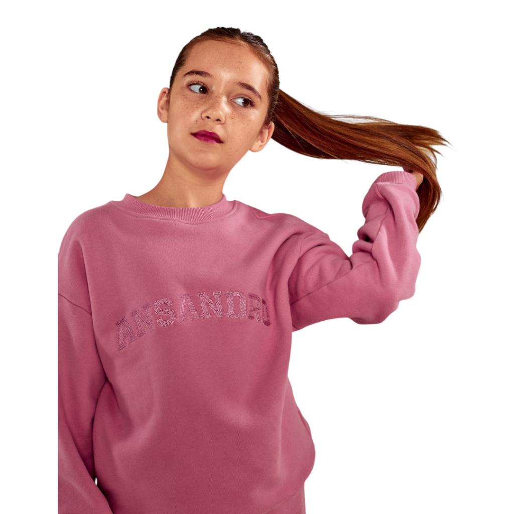 ANSANDRO DUSTY ROSE SWEATSHIRT