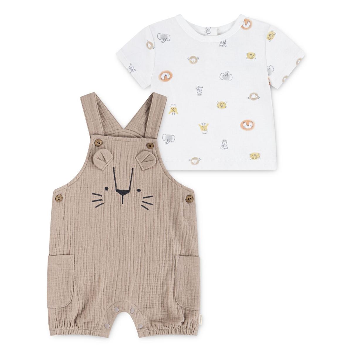 HUGGIES T SHIRT & DUNGAREES Z3096
