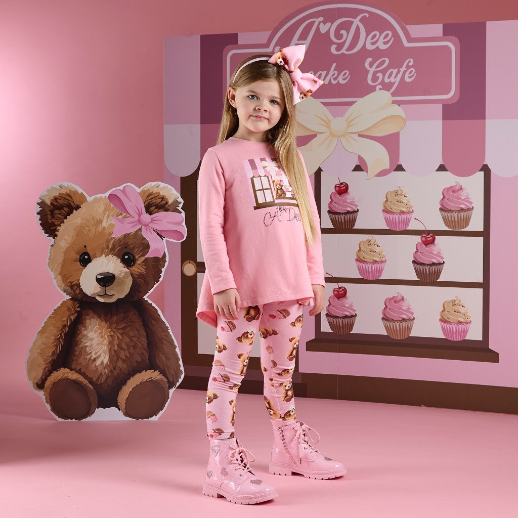A DEE TEDDY BEAR BAKERY MISSY LEGGING SET W252509