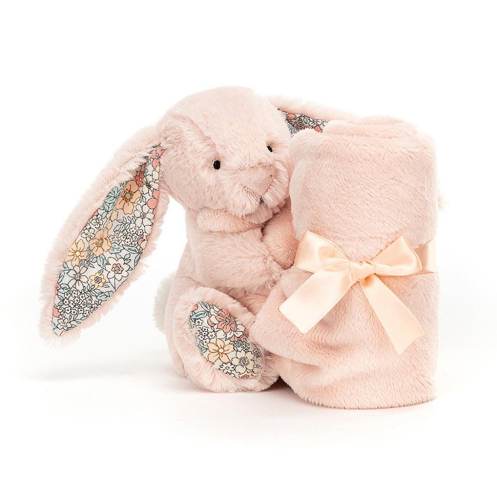 JELLYCAT BLOSSOM BLUSH BUNNY SOOTHER BBL4BLU