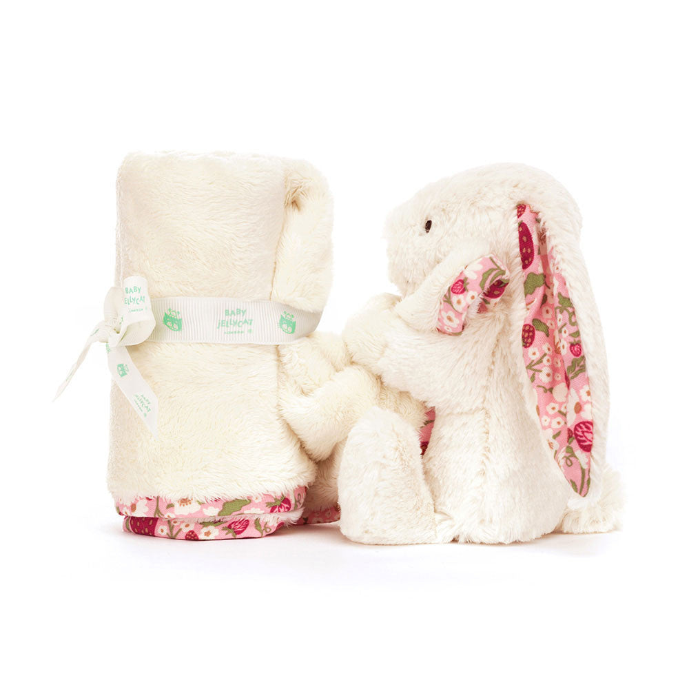 JELLYCAT BLOSSOM CREAM BUNNY BERRY SOOTHER STH4MS