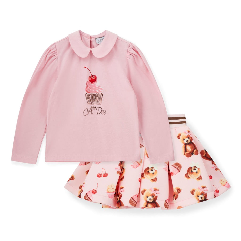 A DEE TEDDY BEAR BAKERY MABEL SKIRT SET W252513
