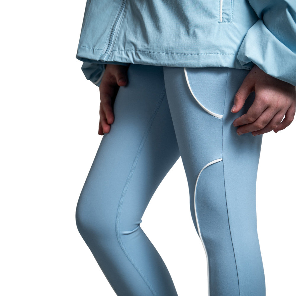 ANSANDRO POWDER BLUE TANK & LEGGING SET