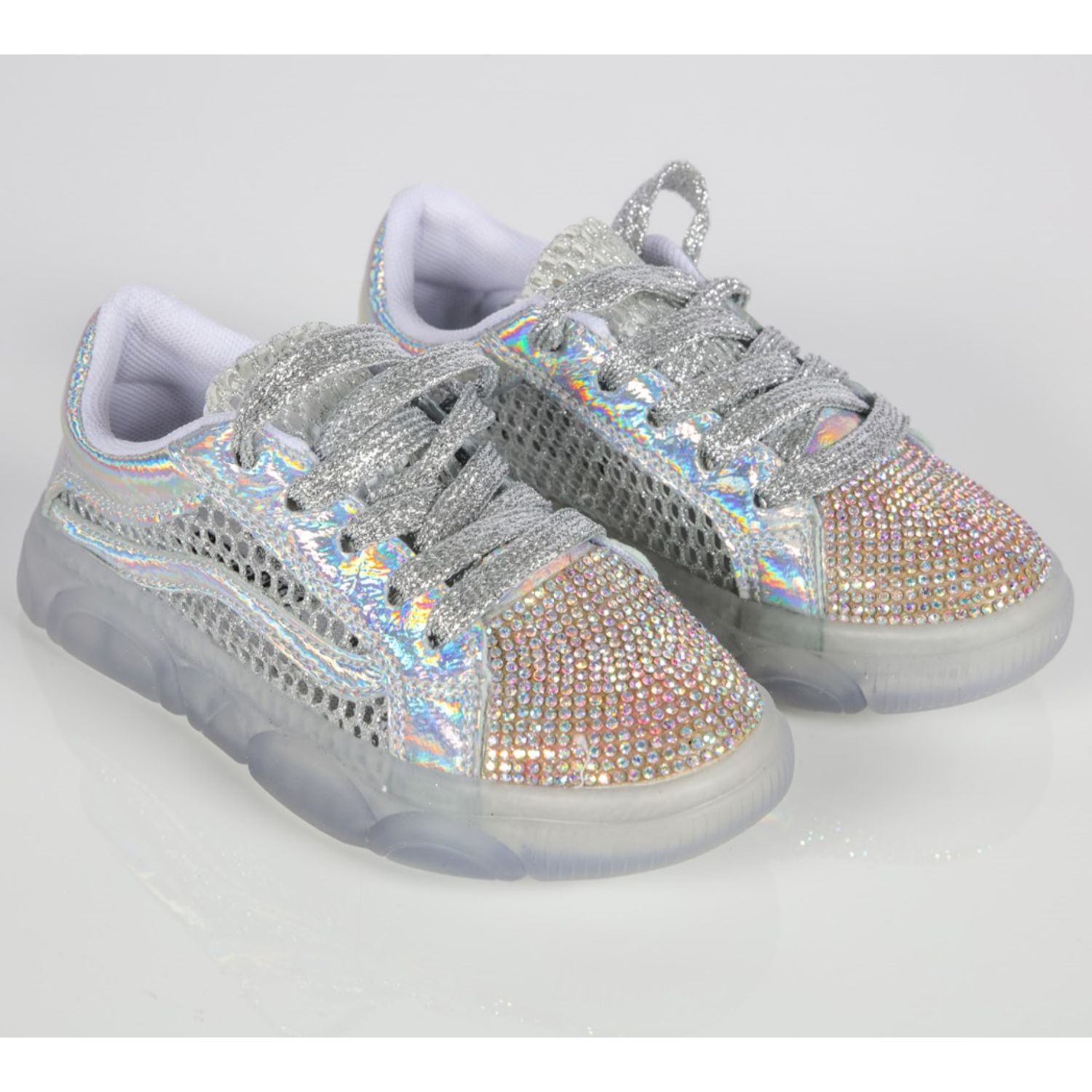FUN & FUN MESH TRAINERS WITH CRYSTALS F4835