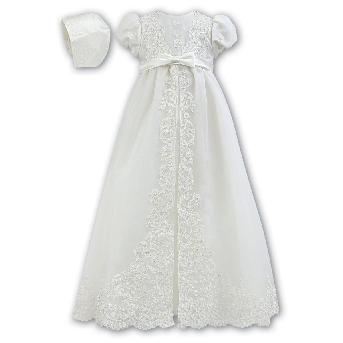 SARAH LOUISE CHRISTENING ROBE & BONNET 001165I