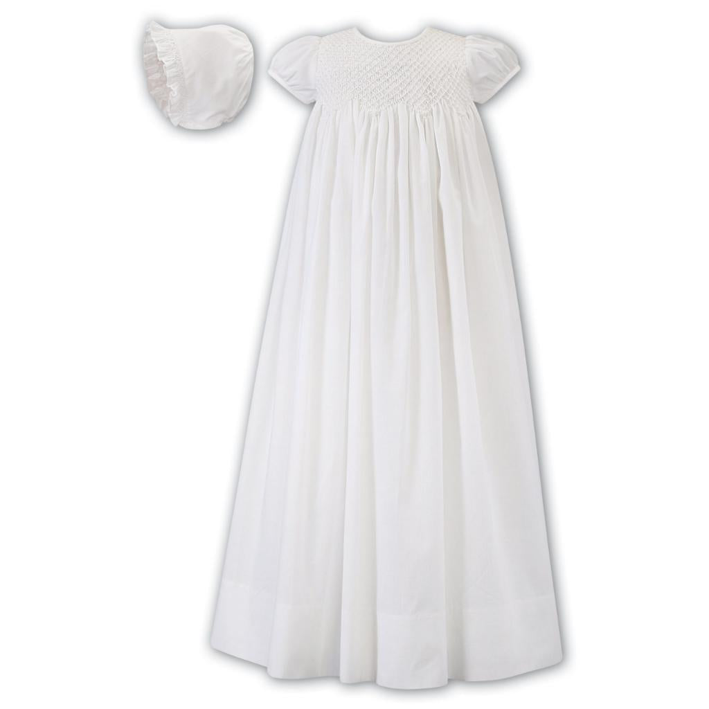 SARAH LOUISE CHRISTENING GOWN & BONNET 001172I