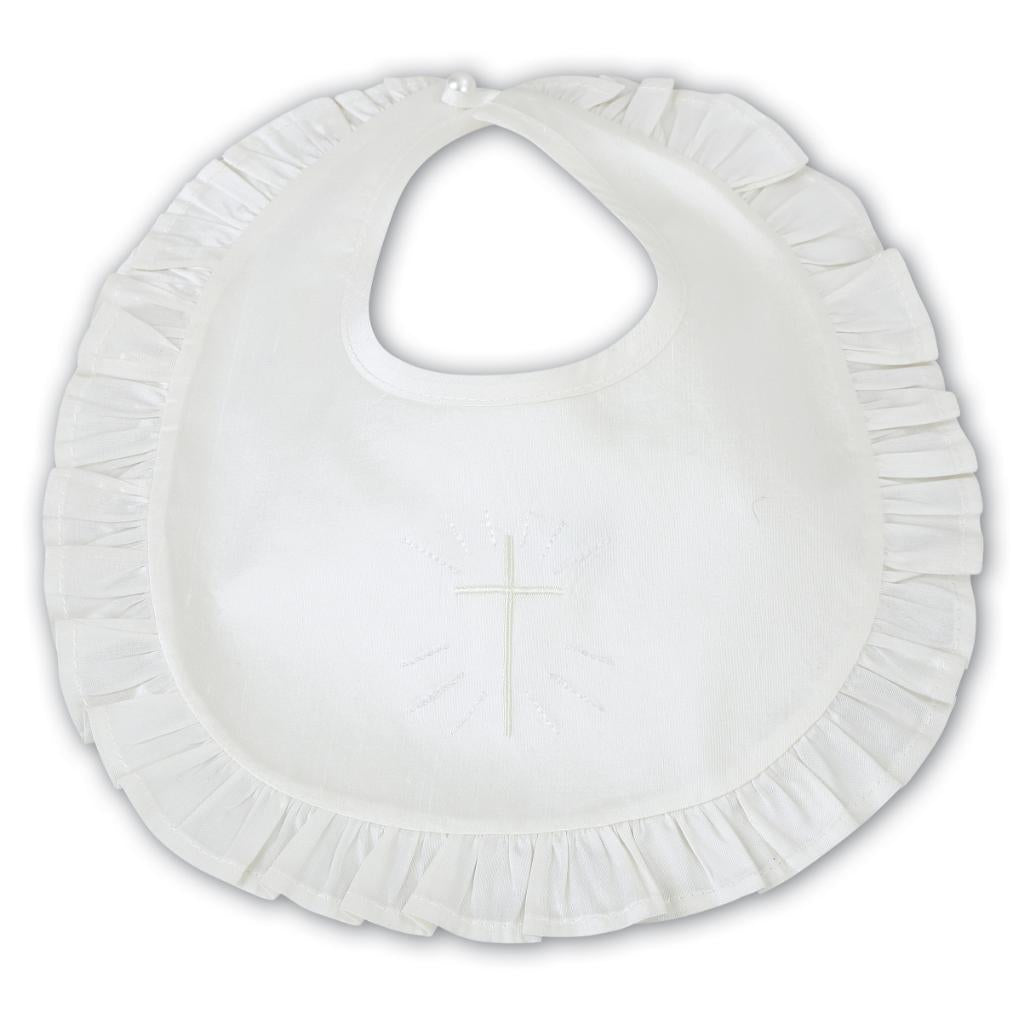 SARAH LOUISE CHRISTENING BIB 003317