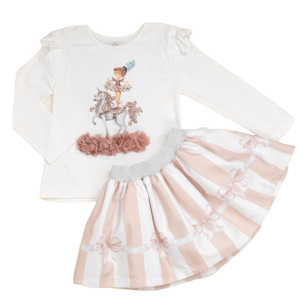 CARAMELO KIDS SKIRT SET 012298