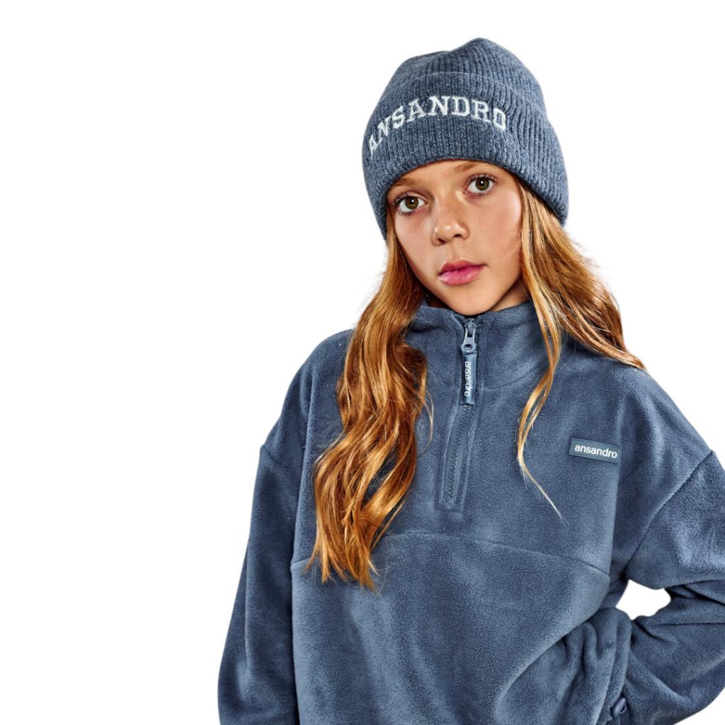 ANSANDRO SLATE BEANIE