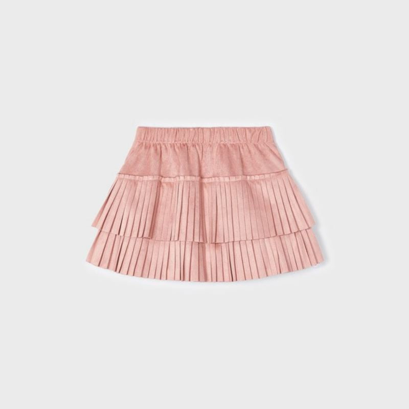 Mayoral - Girls Pink Hoodie & Skirt Set