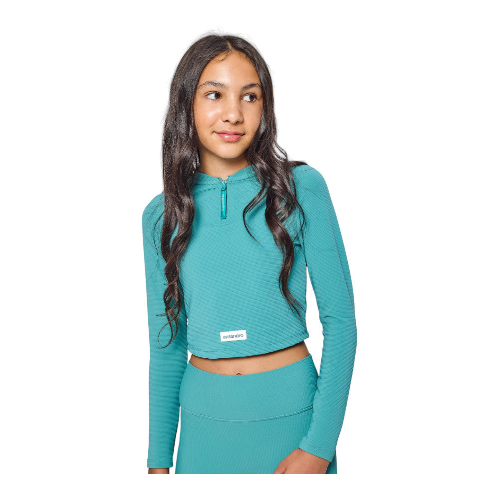 ANSANDRO MIDNIGHT TEAL RIBBED SET