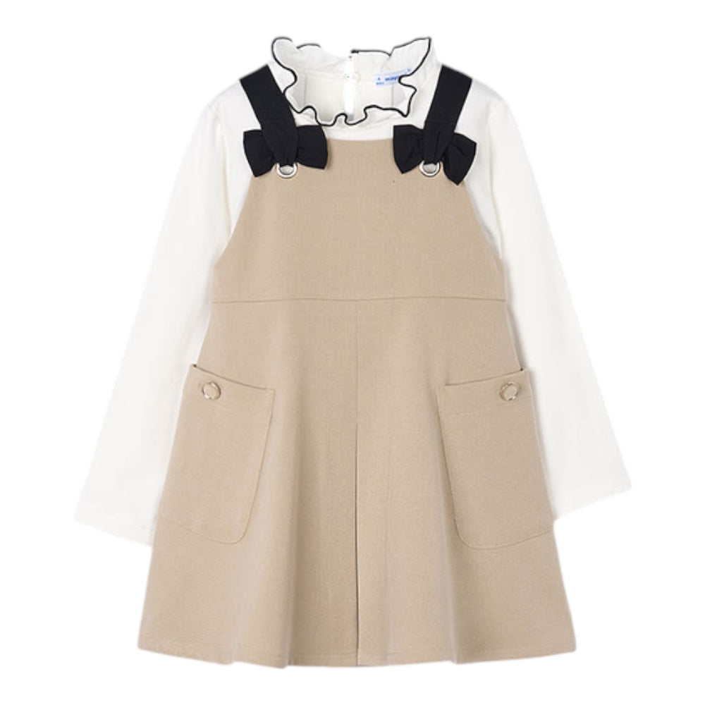 MAYORAL TOP & PINAFORE DRESS 4914
