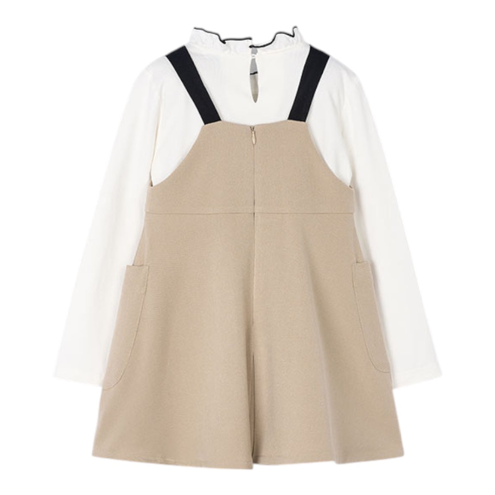 MAYORAL TOP & PINAFORE DRESS 4914