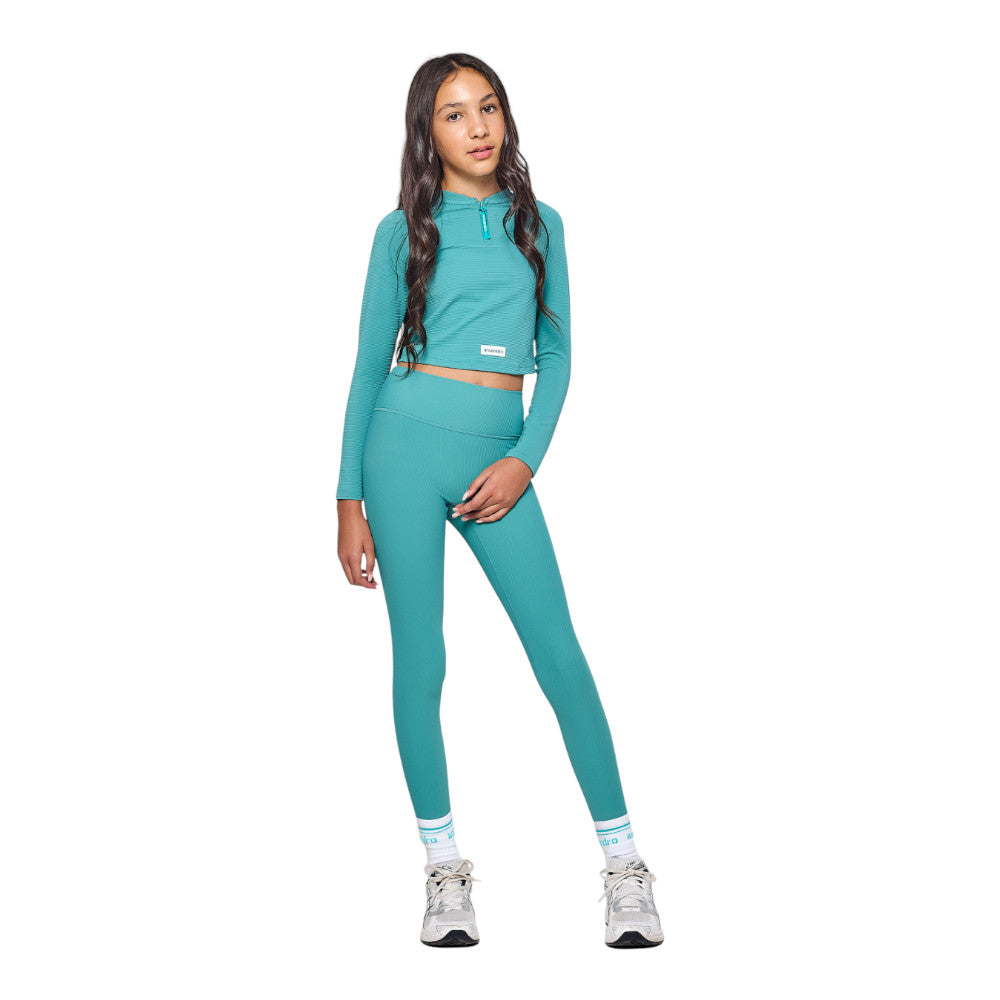 ANSANDRO MIDNIGHT TEAL RIBBED SET