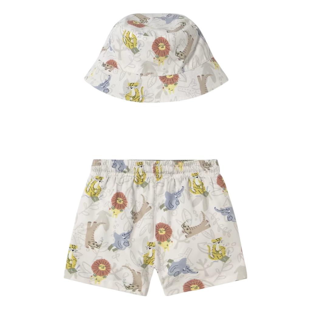 MAYORAL SWIM SHORTS & HAT 1646