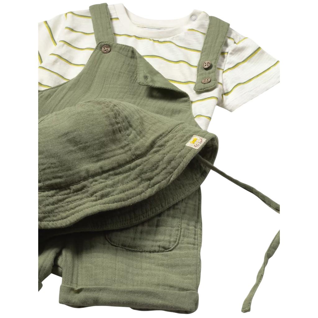 MAYORAL DUNGAREE & HAT SET 1649 14