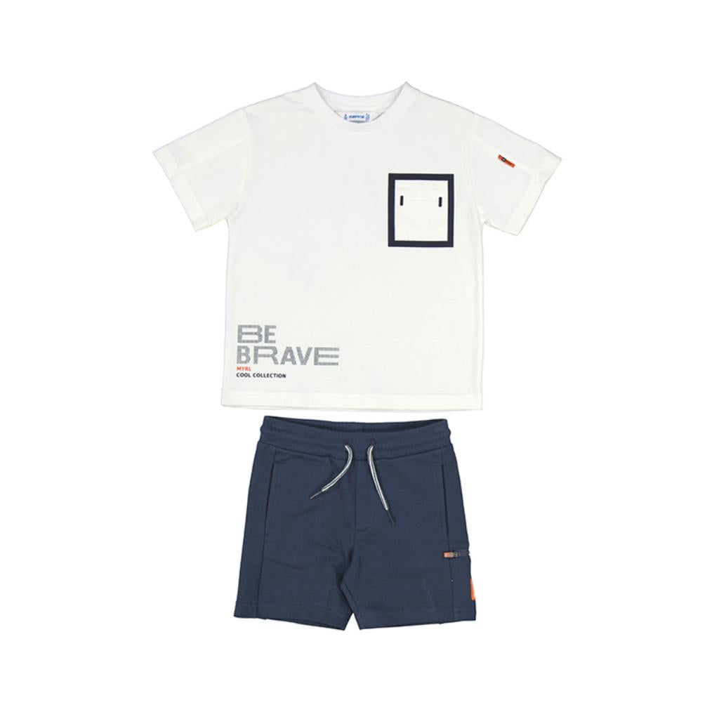 MAYORAL T SHIRT &amp; SHORTS SET 3601