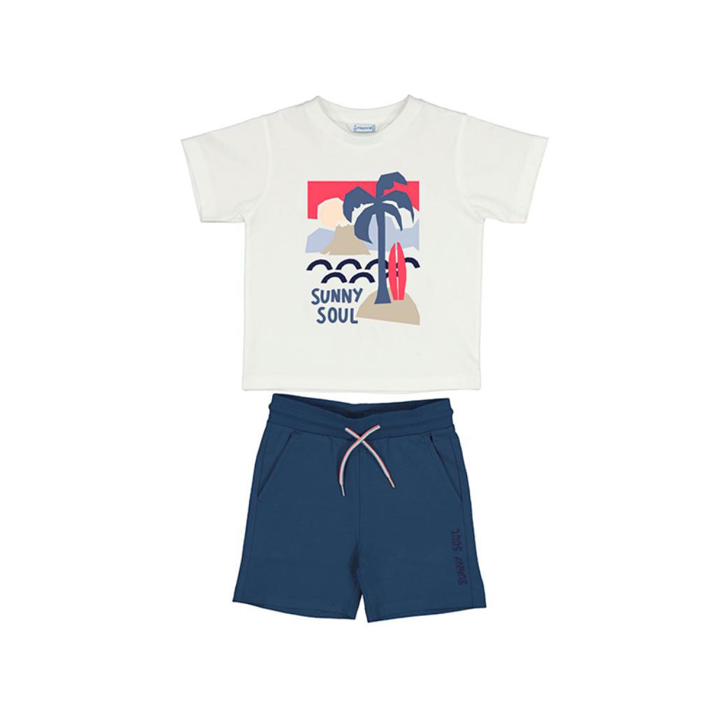 MAYORAL T SHIRT & SHORTS SET 3602