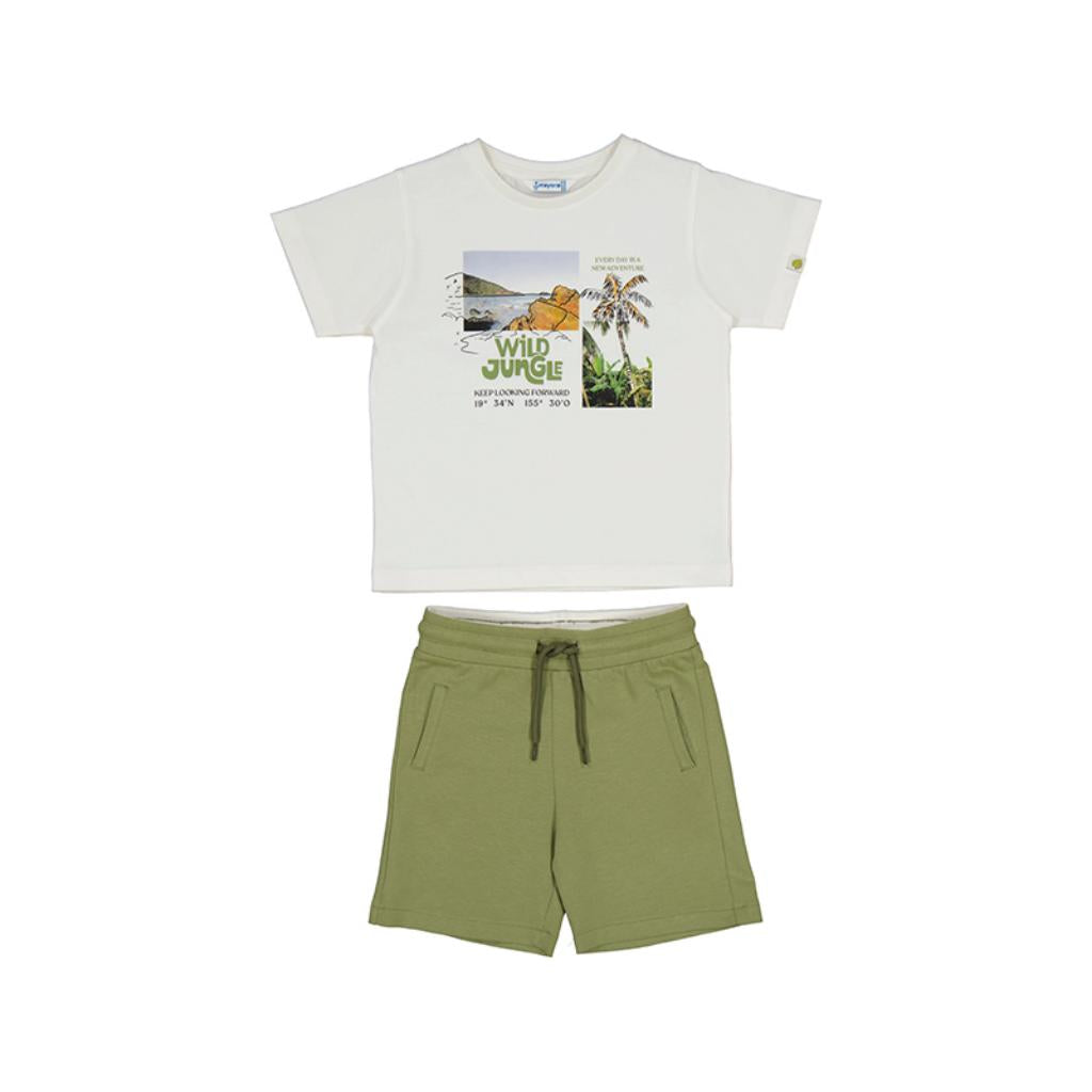 MAYORAL T SHIRT &amp; SHORTS SET 3605