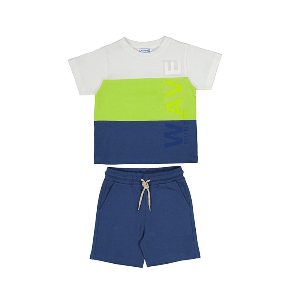 MAYORAL T SHIRT &amp; SHORTS SET 3609