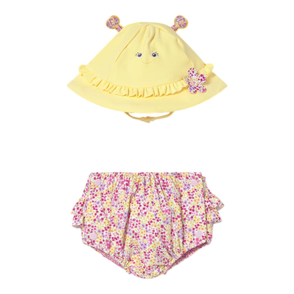 MAYORAL SWIM NAPPY &amp; HAT 1618