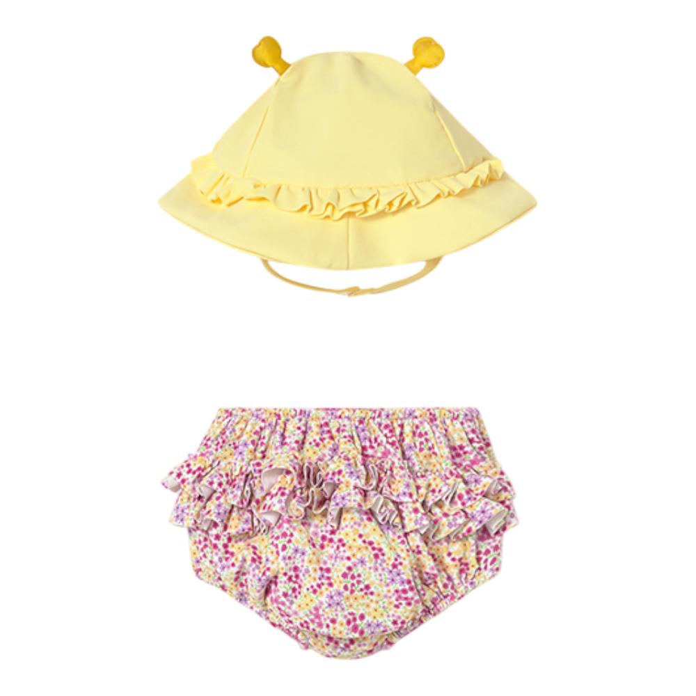 MAYORAL SWIM NAPPY & HAT 1618