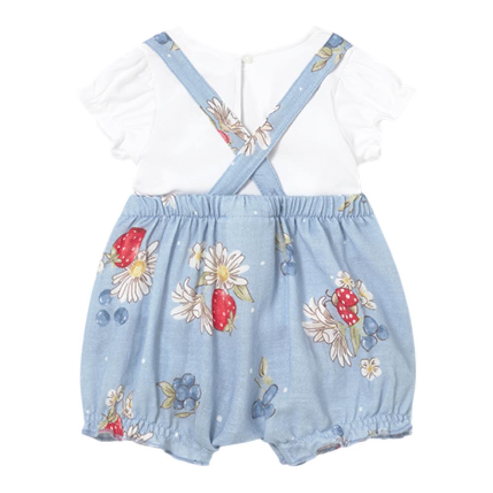 MAYORAL SHORT ROMPER & T SHIRT 1638