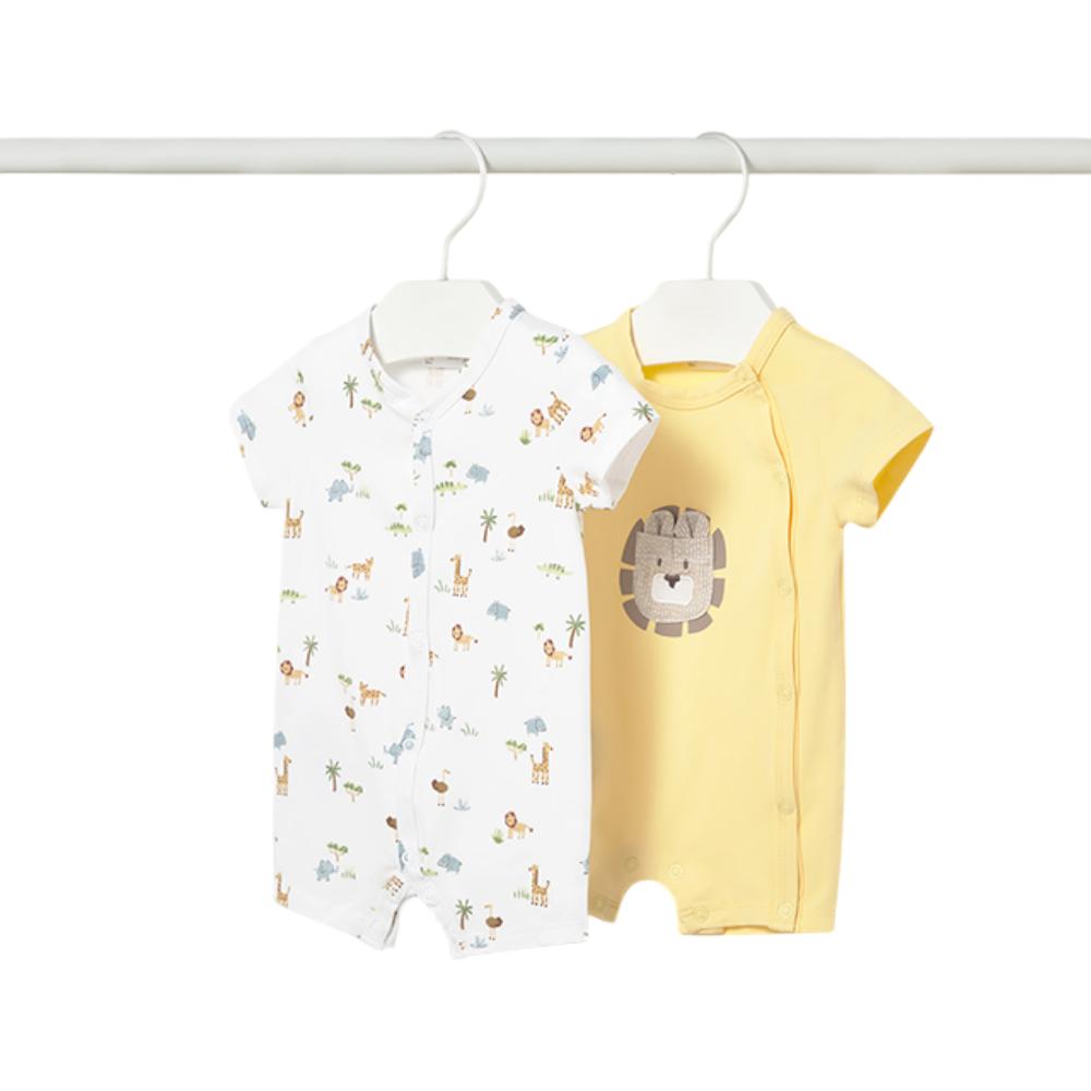 MAYORAL 2 X SHORT ROMPERS 1719