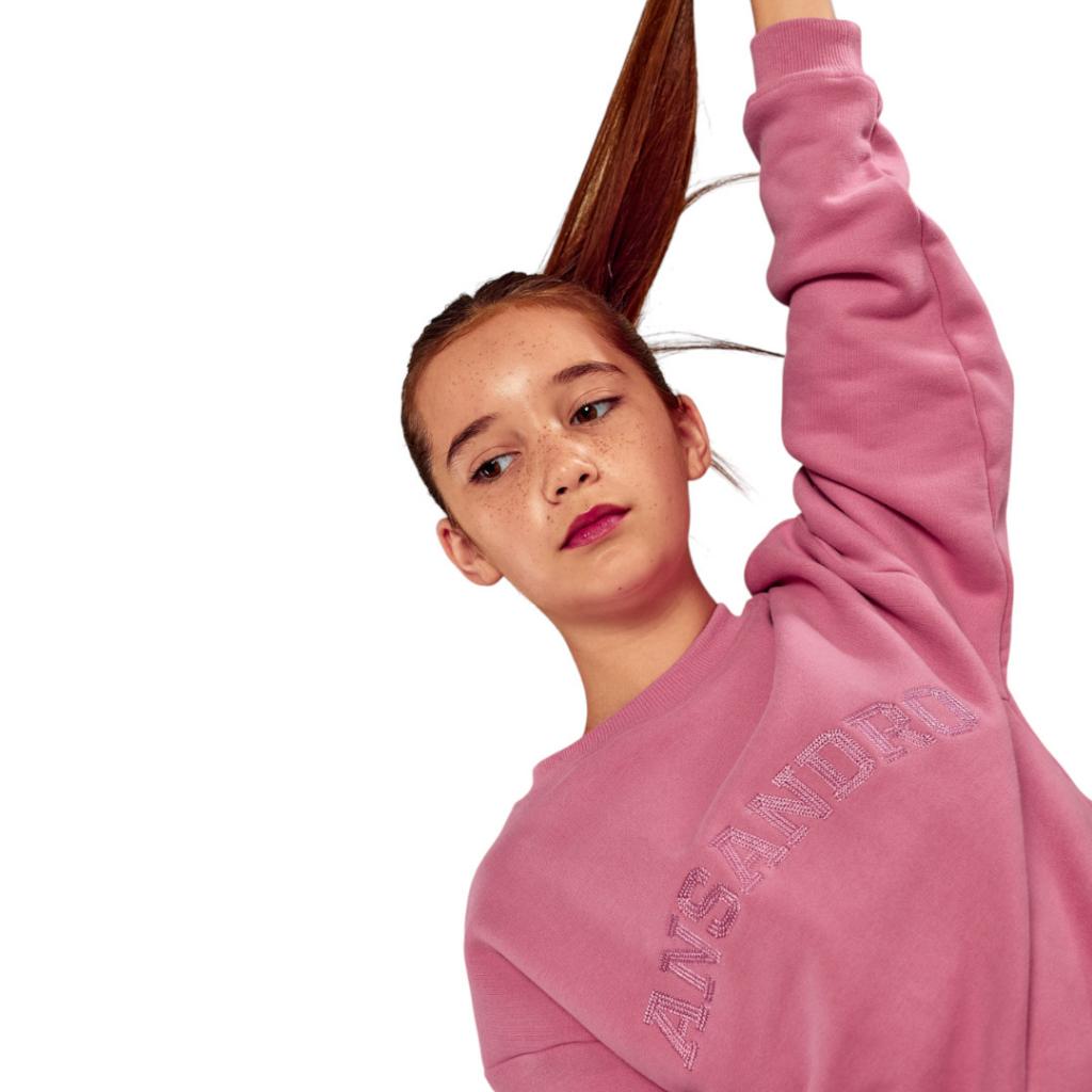 ANSANDRO DUSTY ROSE SWEATSHIRT