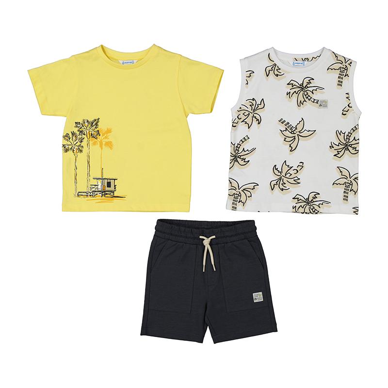 MAYORAL 2X T SHIRT & SHORTS SET 3606