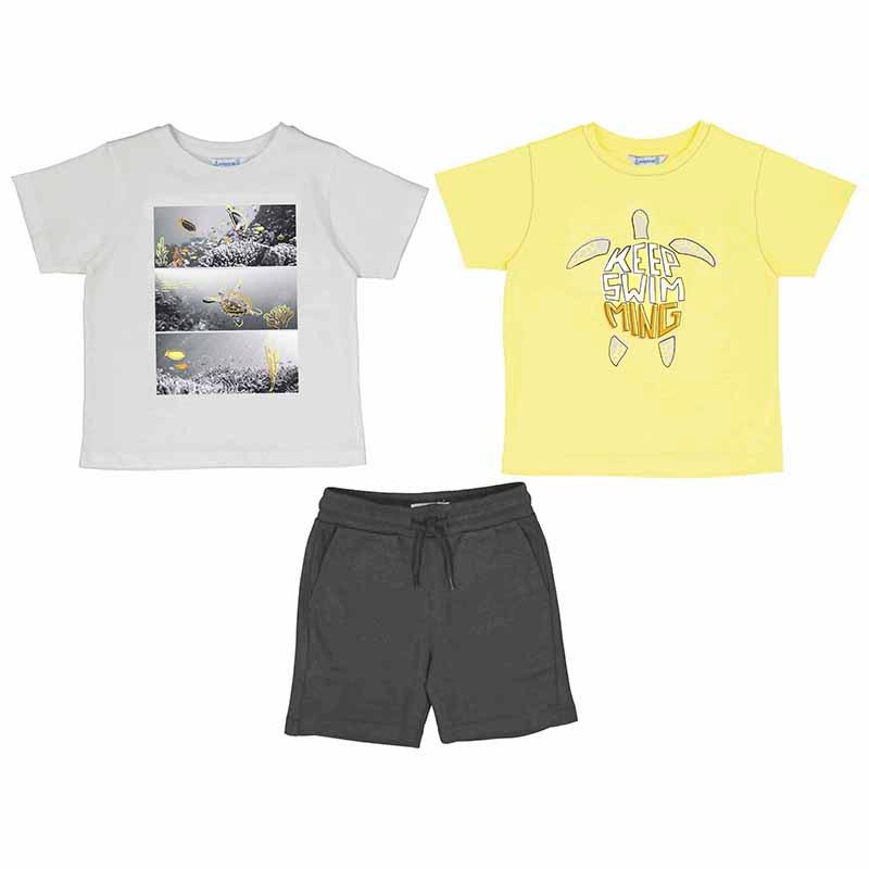 MAYORAL 2X T SHIRTS & SHORTS SET 3610