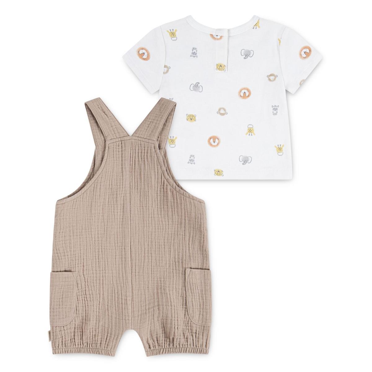 HUGGIES T SHIRT & DUNGAREES Z3096
