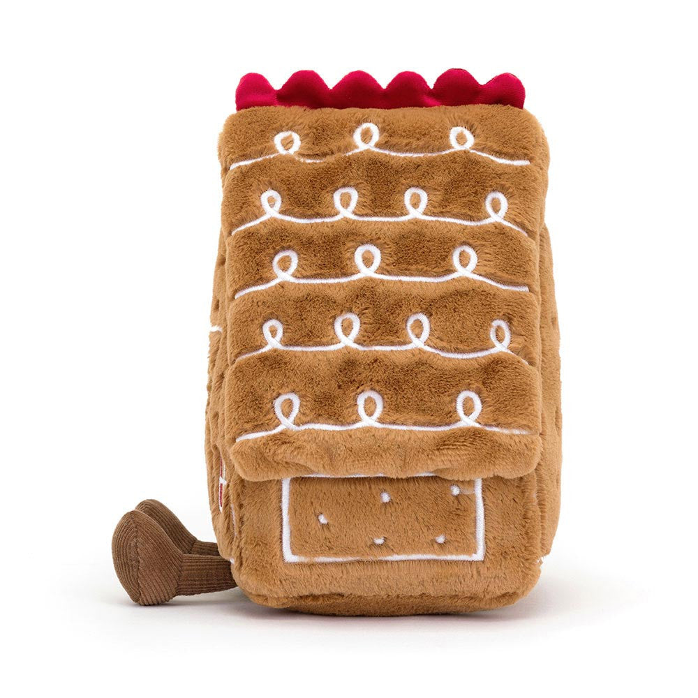 JELLYCAT AMUSEABLE GINGERBREAD HOUSE A2GHO