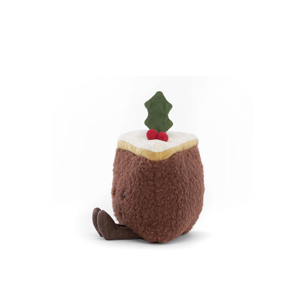 JELLYCAT AMUSEABLE SLICE OF CHRISTMAS CAKE A6SCC