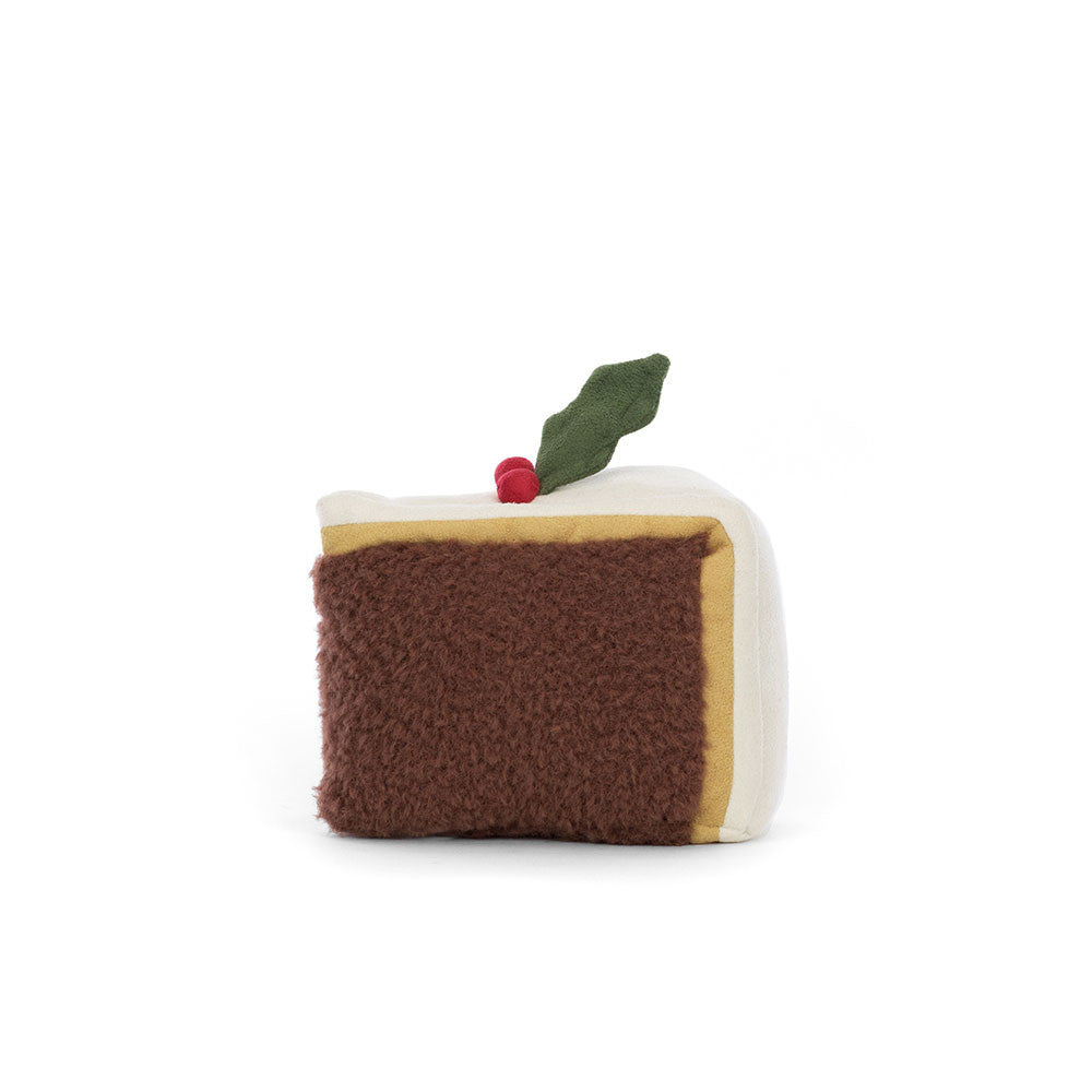 JELLYCAT AMUSEABLE SLICE OF CHRISTMAS CAKE A6SCC