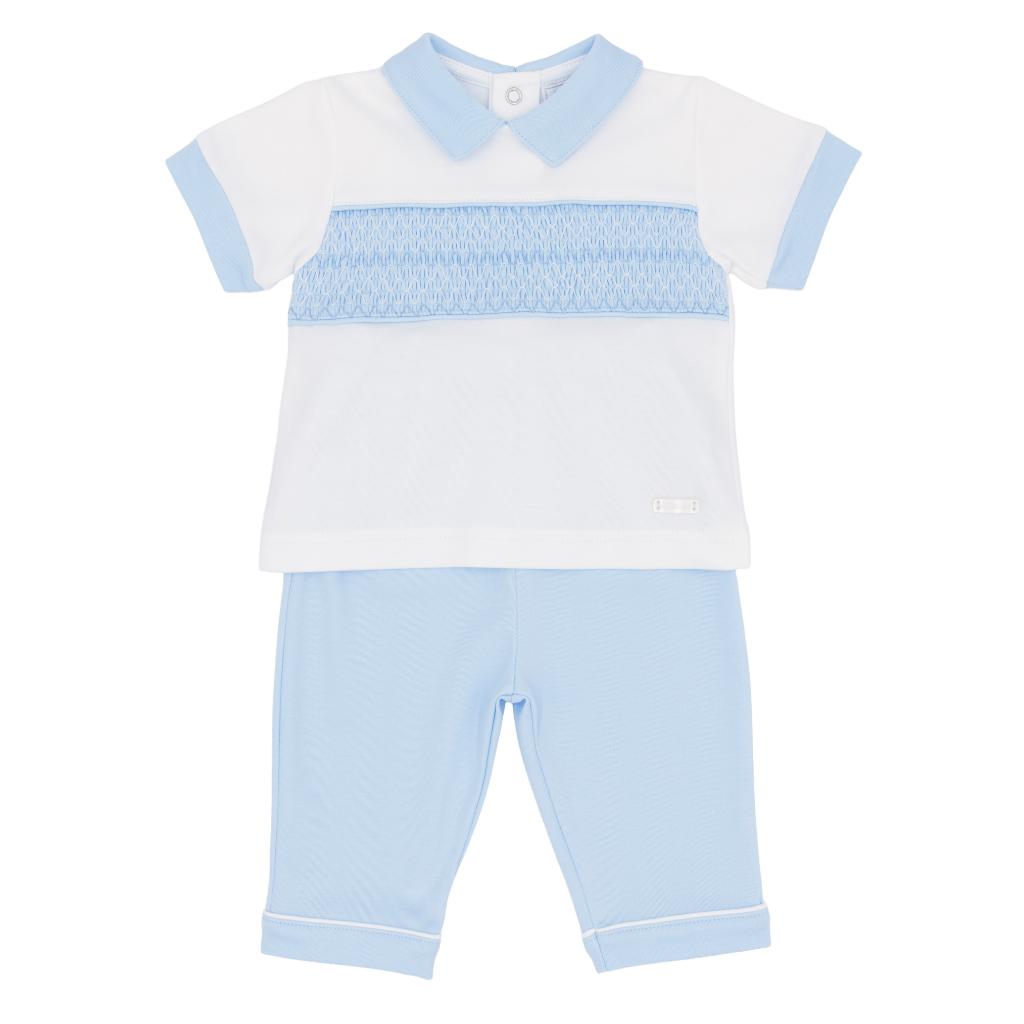 AMORE SMOCKED T SHIRT &amp; TROUSERS AM0043