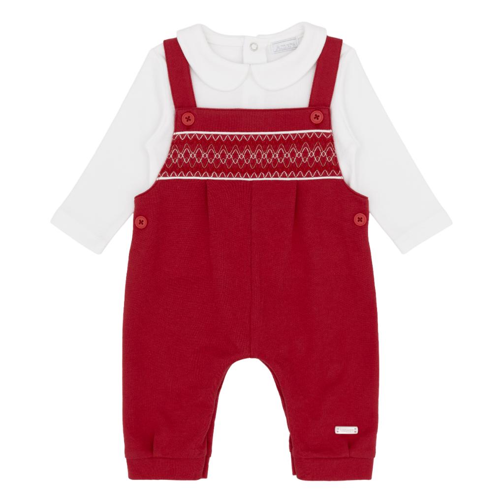 AMORE SMOCKED DUNGAREES AM0096