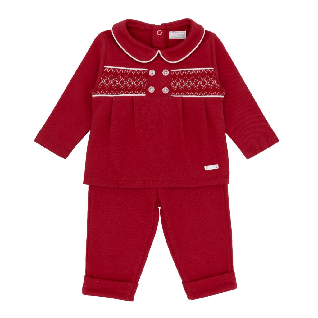 AMORE SMOCKED TOP & TROUSERS AM0097