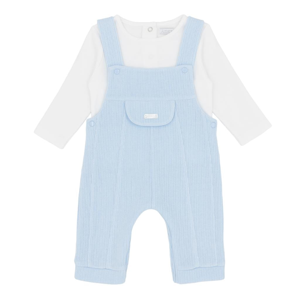 AMORE KNITTED DUNGAREE SET AM0132PB