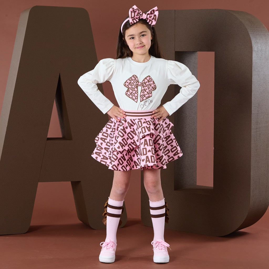 A DEE INITIAL ICON MILAN SKIRT SET W252518