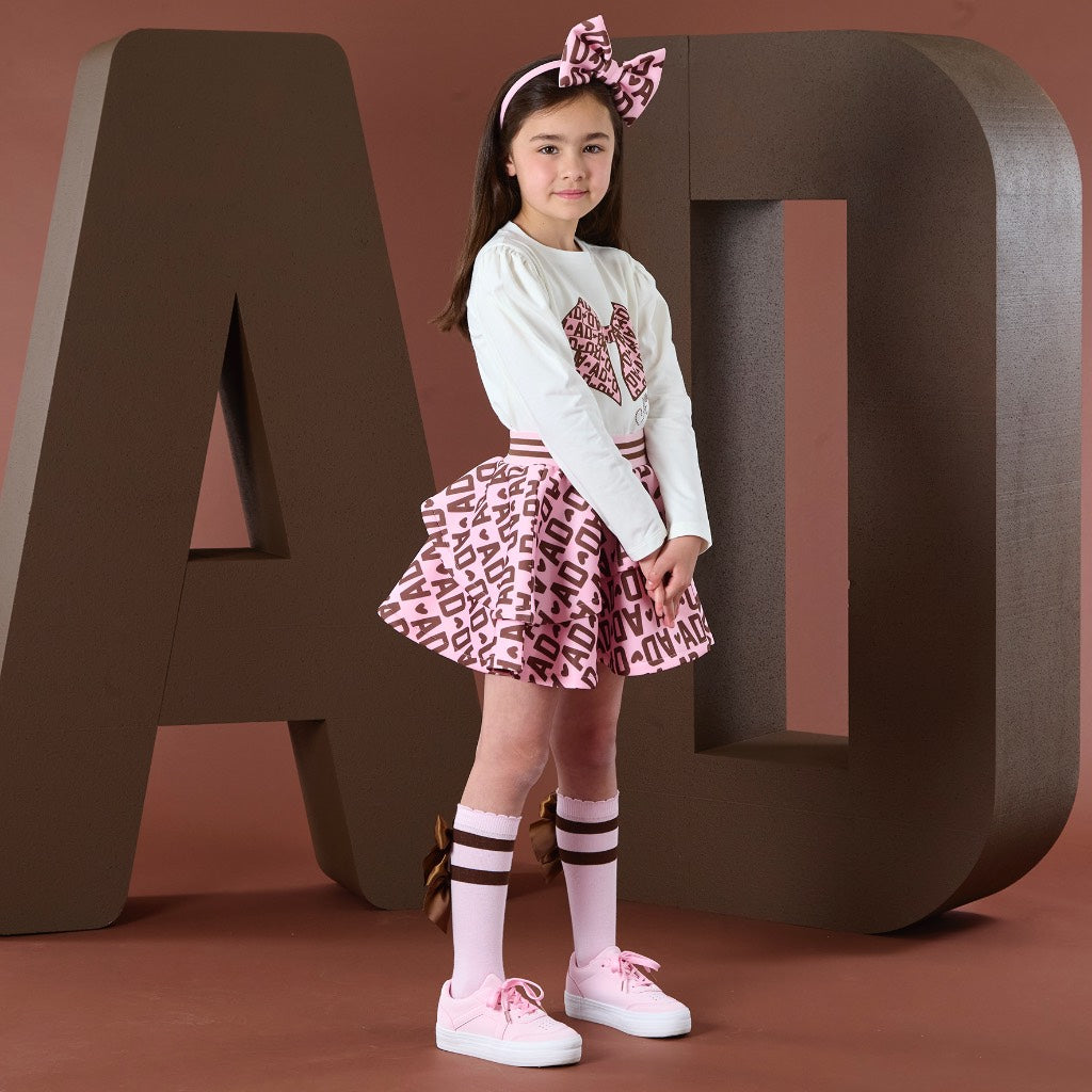 A DEE INITIAL ICON MAEVE KNEE HIGH SOCKS W252915