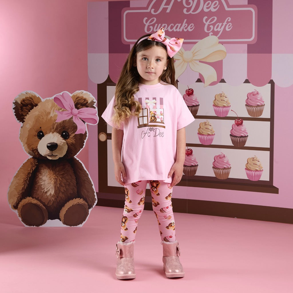 A DEE TEDDY BEAR BAKERY MIMI LEGGING SET W252530