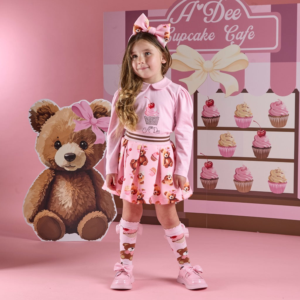A DEE TEDDY BEAR BAKERY MABEL SKIRT SET W252513