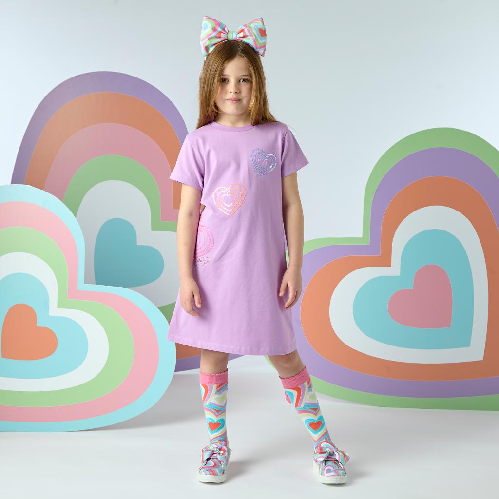 A DEE POP HEARTS EVANGELINE DRESS S253713V