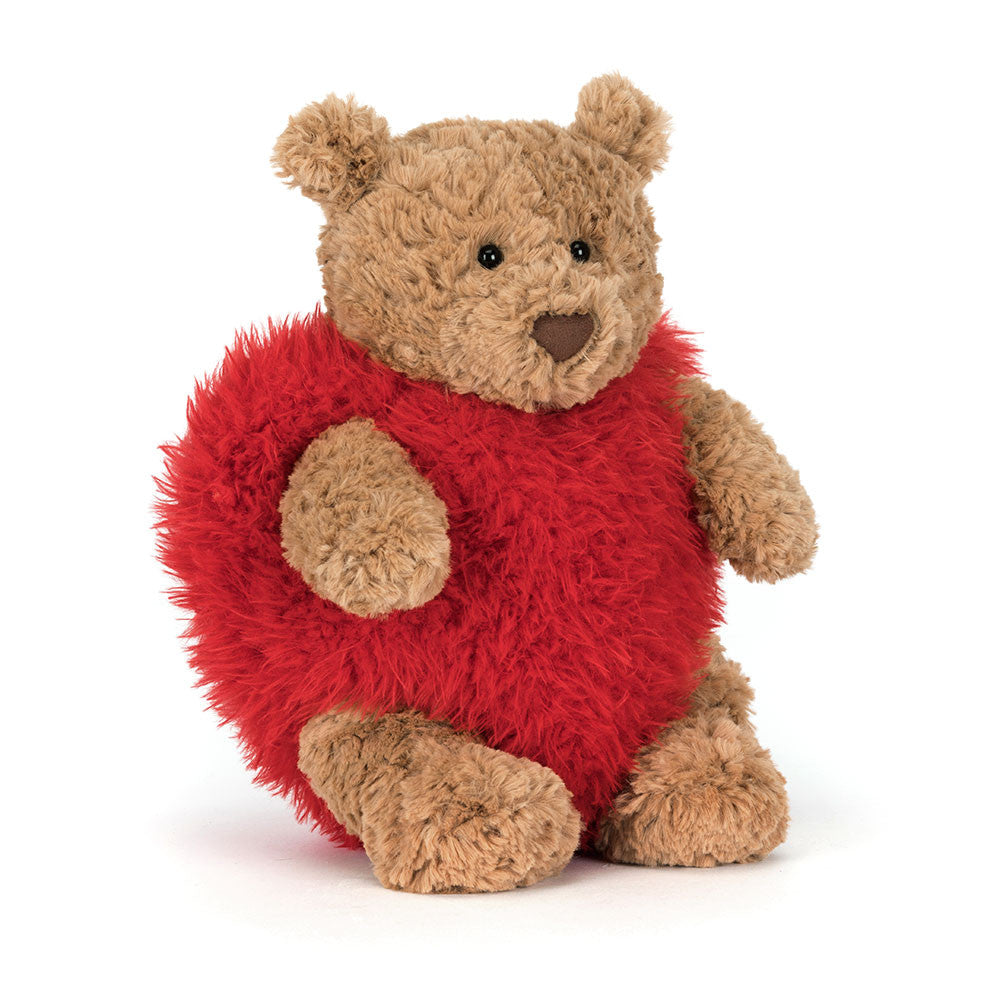 JELLYCAT BARTHOLOMEW BEAR HEARTTHROB BARL2HE